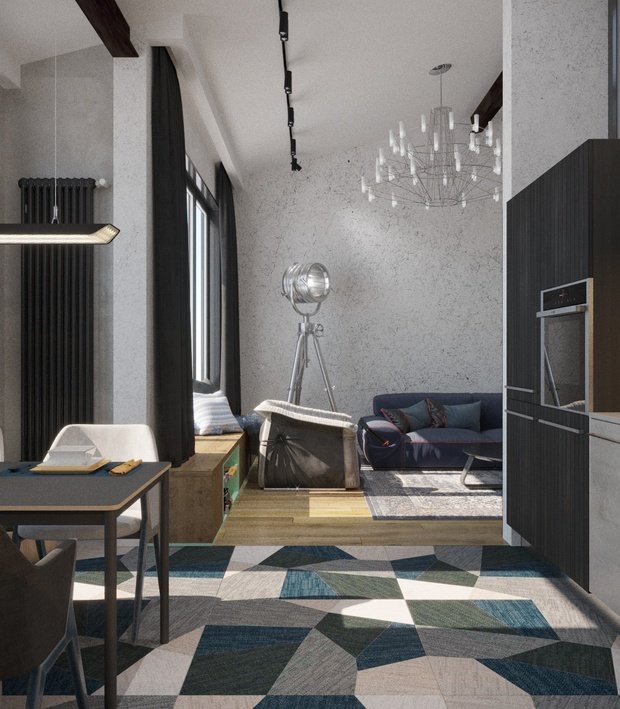 Фото из портфолио ЖК loftstudio8 – фотографии дизайна интерьеров на INMYROOM