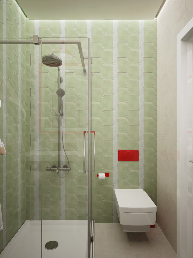 Фото из портфолио Яркий санузел – фотографии дизайна интерьеров на INMYROOM