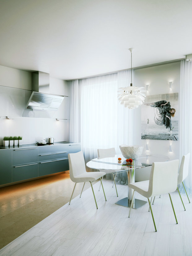 Фото из портфолио «Фантастический минимализм» - ул.Дивенская - квартира 52 кв.м – фотографии дизайна интерьеров на INMYROOM