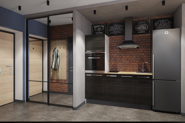 Фото из портфолио Квартира на Тургенева – фотографии дизайна интерьеров на INMYROOM