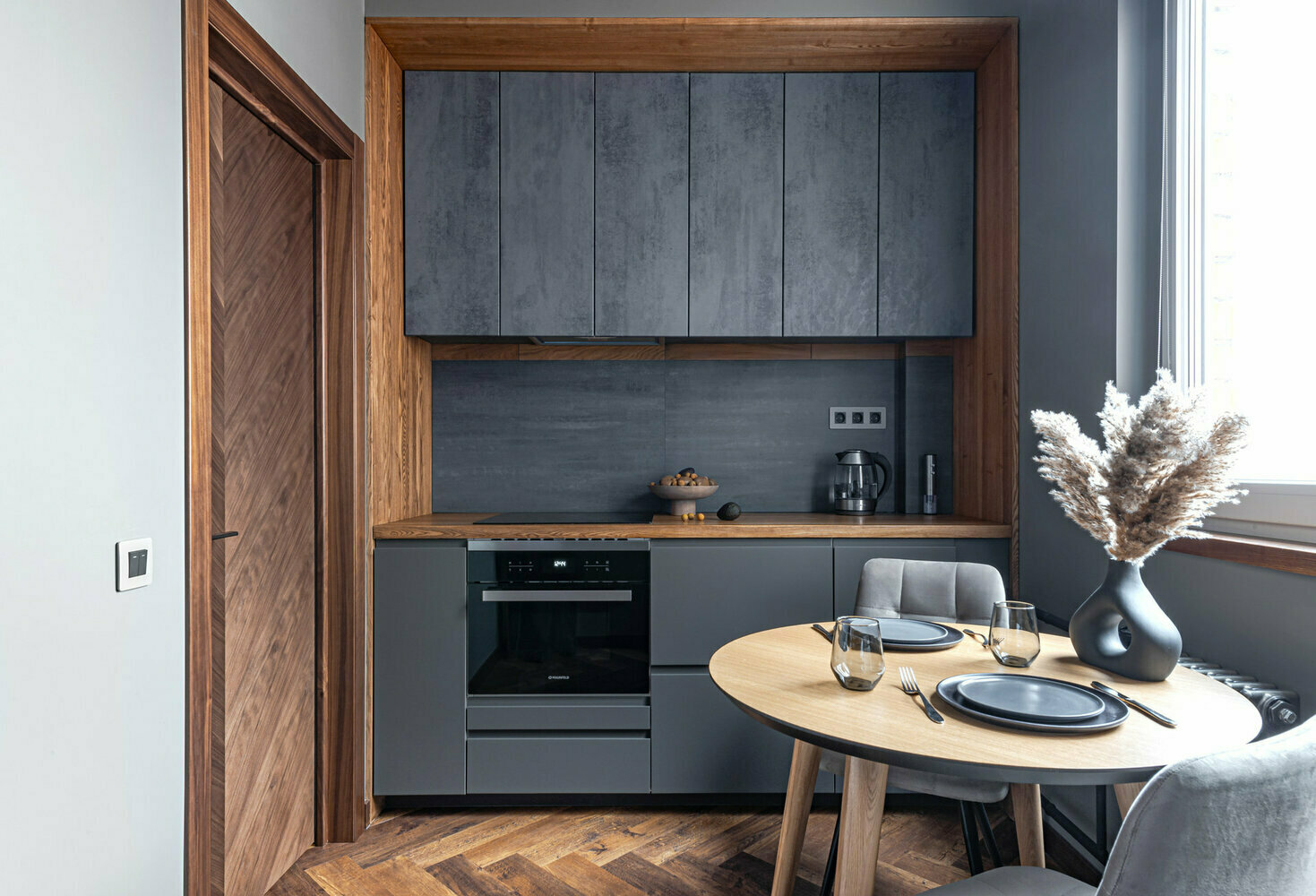 Фотография: Кухня и столовая в стиле Современный, Проект недели, Москва, Эко, 1 комната, до 40 метров, Анна Малютина – фото на INMYROOM Фотография: Кухня и столовая в стиле Современный, Проект недели, Москва, Эко, 1 комната, до 40 метров, Анна Малютина – фото на INMYROOM