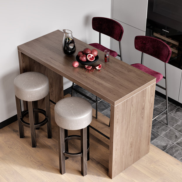 Фотография: Кухня и столовая в стиле Минимализм, Современный, Квартира, Студия, Проект недели, Москва, Татьяна Безверхая, 40-60 метров, TB Design – фото на INMYROOM