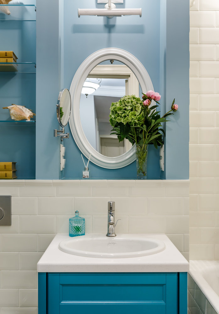 Фотография: Ванная в стиле Прованс и Кантри, Квартира, Проект дня, Москва, NW-Interior, Монолитный дом, 4 и больше, Более 90 метров – фото на INMYROOM Фотография: Ванная в стиле Прованс и Кантри, Квартира, Проект дня, Москва, NW-Interior, Монолитный дом, 4 и больше, Более 90 метров – фото на INMYROOM