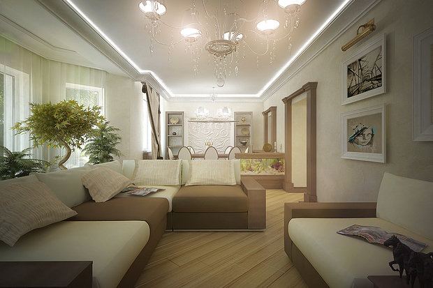 Фото из портфолио гостиная в доме – фотографии дизайна интерьеров на INMYROOM