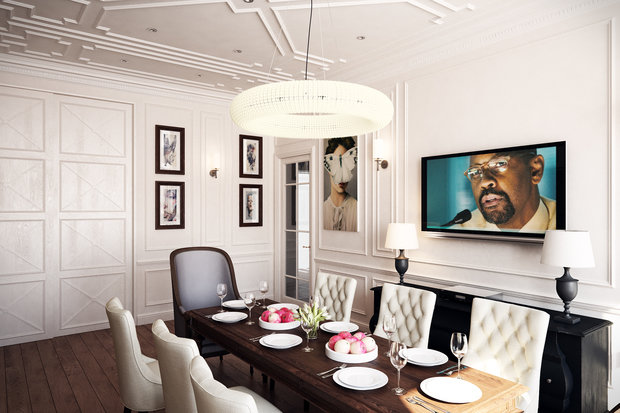 Фото из портфолио Американская классика в петербургском старом фонде – фотографии дизайна интерьеров на INMYROOM