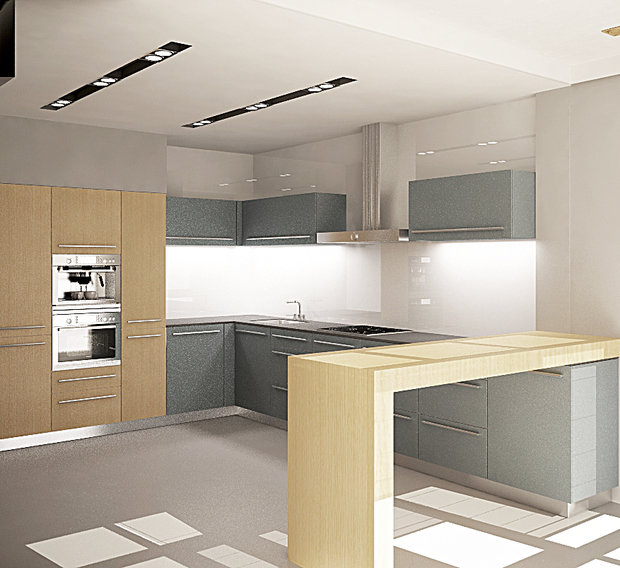 Фото из портфолио Квартира на Ленинском проспекте . Москва – фотографии дизайна интерьеров на INMYROOM