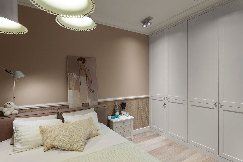 Фотография: Спальня в стиле Современный, Прованс и Кантри, Классический, Скандинавский, Эклектика, Квартира, Украина, Декор, Мебель и свет, Белый, Проект недели, Черный, Бежевый, Желтый, Коричневый, Киев, SLV, Эко, Vibia, Benjamin Moore, Ralph Lauren, Wheitzer Parkett, МЕТА, Acapulco, Foskarini, Blanko, Artemidе, SEDIT, Настя Антонюк, A-III – фото на INMYROOM Фотография: Спальня в стиле Современный, Прованс и Кантри, Классический, Скандинавский, Эклектика, Квартира, Украина, Декор, Мебель и свет, Белый, Проект недели, Черный, Бежевый, Желтый, Коричневый, Киев, SLV, Эко, Vibia, Benjamin Moore, Ralph Lauren, Wheitzer Parkett, МЕТА, Acapulco, Foskarini, Blanko, Artemidе, SEDIT, Настя Антонюк, A-III – фото на INMYROOM