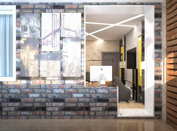 Фото из портфолио Частная квартира 76м2 – фотографии дизайна интерьеров на INMYROOM