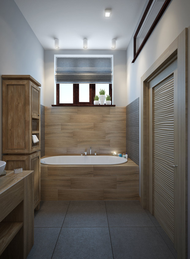 Фото из портфолио Проект таун-хауса в ЖК "Рижский квартал" в лёгком и стильном скандинавском стиле – фотографии дизайна интерьеров на INMYROOM