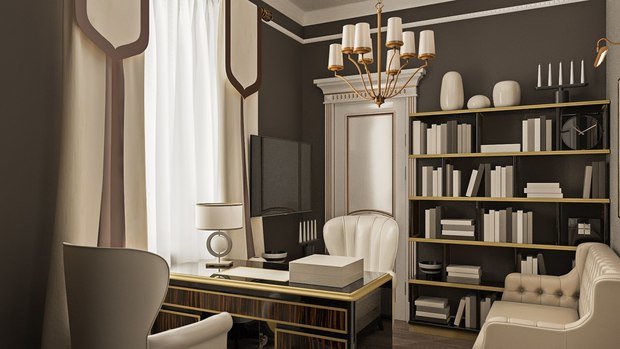 Фото из портфолио Торжественная классика – фотографии дизайна интерьеров на INMYROOM