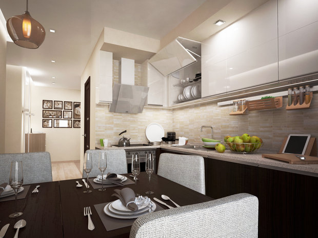 Фото из портфолио Квартира в г.Москва – фотографии дизайна интерьеров на INMYROOM