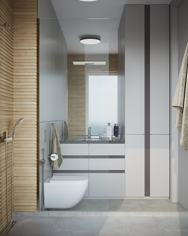 Фото из портфолио Геометрия | ЖК Первомайская 60 – фотографии дизайна интерьеров на INMYROOM