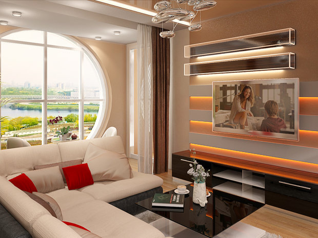 Фотография: Гостиная в стиле Современный – фото на INMYROOM