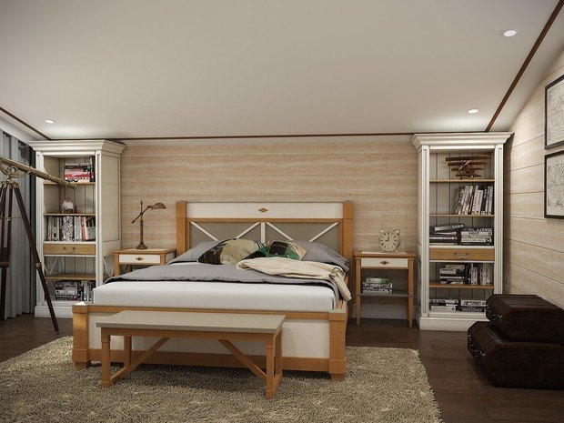 Фотография: Спальня в стиле Прованс и Кантри, Классический, Дом, Советы, Дача, оксана евдокимова, мм-2 – фото на INMYROOM