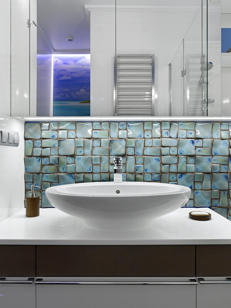 Фотография: Ванная в стиле Современный, Классический, Восточный, Квартира, Дома и квартиры, Проект недели, Москва, 3 комнаты, 60-90 метров, Марина Пенние, Роман Воронов, Marina Pennie design & art – фото на INMYROOM