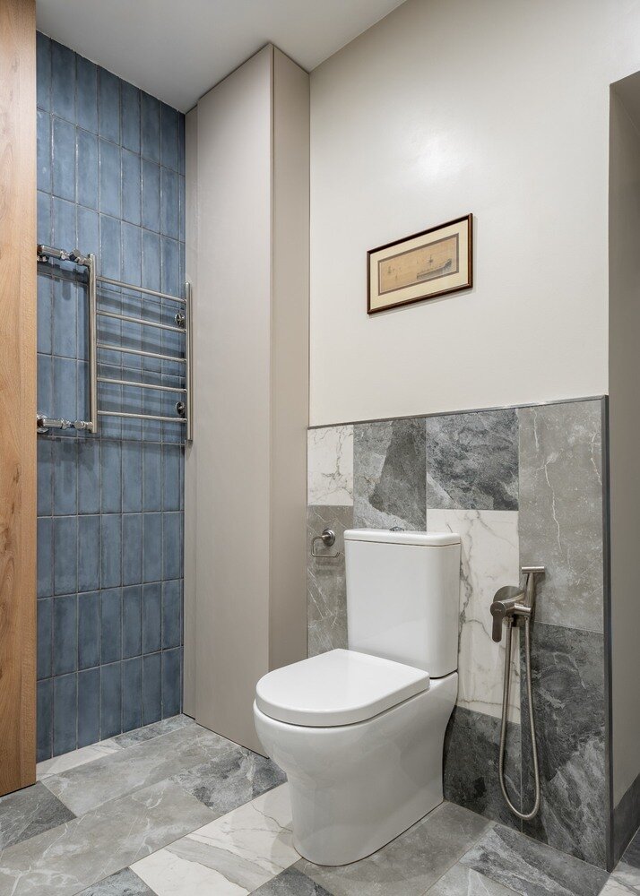 Фотография: Ванная в стиле Современный, Квартира, Проект недели, Санкт-Петербург, 2 комнаты, 40-60 метров, Material, Александра Матушкина – фото на INMYROOM Фотография: Ванная в стиле Современный, Квартира, Проект недели, Санкт-Петербург, 2 комнаты, 40-60 метров, Material, Александра Матушкина – фото на INMYROOM