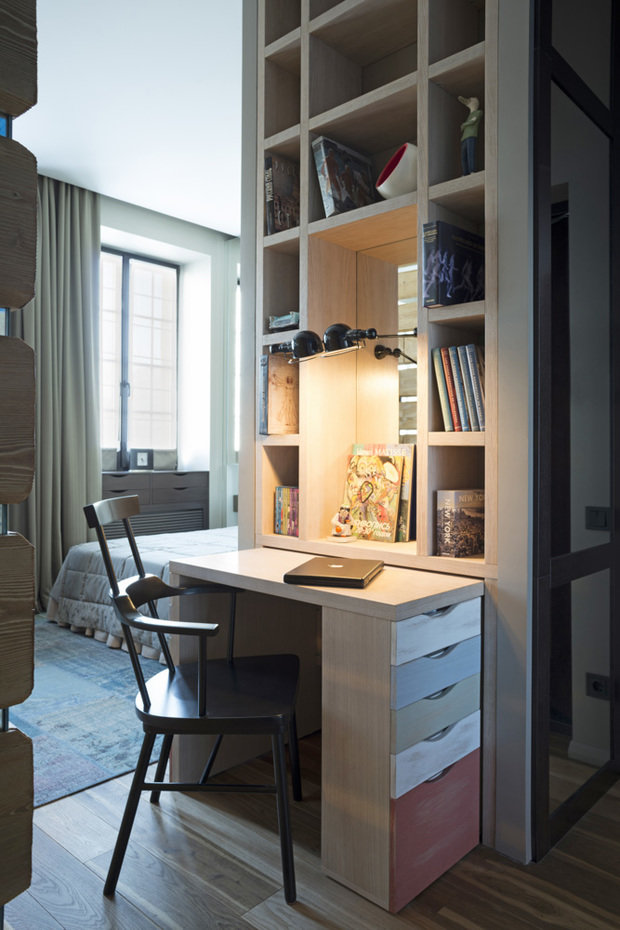 Фото из портфолио СТУДИЯ НА ПРЕОБРАЖЕНСКОЙ НАБЕРЕЖНОЙ – фотографии дизайна интерьеров на INMYROOM