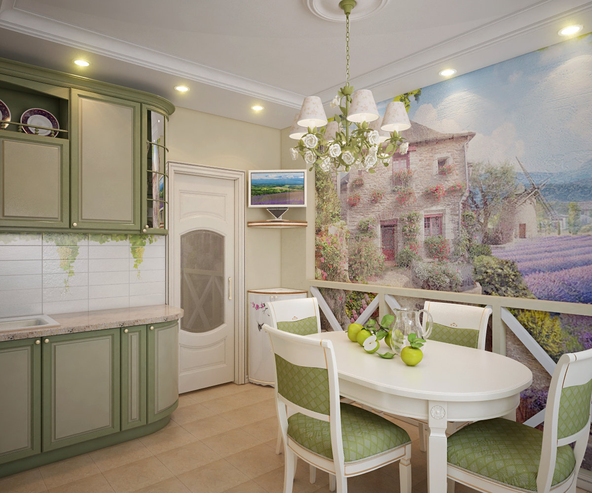 Фото из портфолио Оливковая кухня – фотографии дизайна интерьеров на INMYROOM Фото из портфолио Оливковая кухня – фотографии дизайна интерьеров на INMYROOM