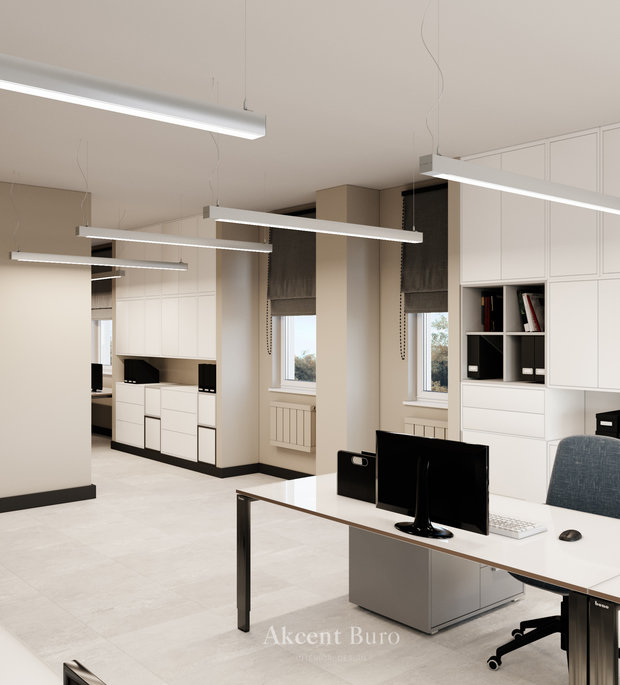 Фото из портфолио Офис в Москве – фотографии дизайна интерьеров на INMYROOM