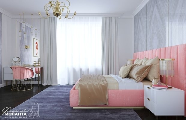 Фото из портфолио ЖК Коралл (спальня) – фотографии дизайна интерьеров на INMYROOM