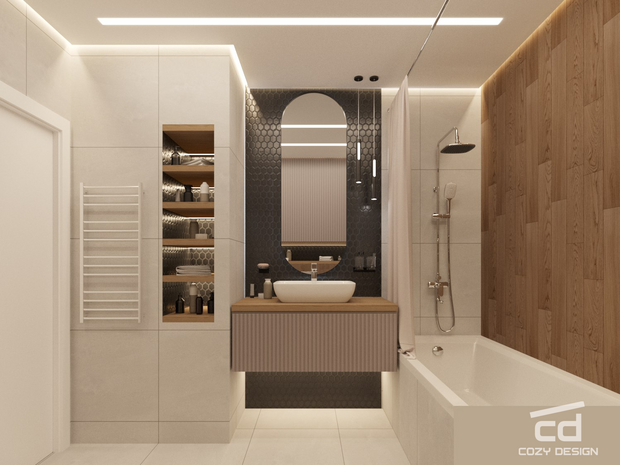 Фото из портфолио Квартира 38 м2 для молодой пары – фотографии дизайна интерьеров на INMYROOM