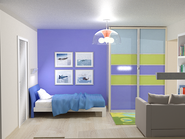 Фото из портфолио Проект двух-комнатной квартиры.  – фотографии дизайна интерьеров на INMYROOM