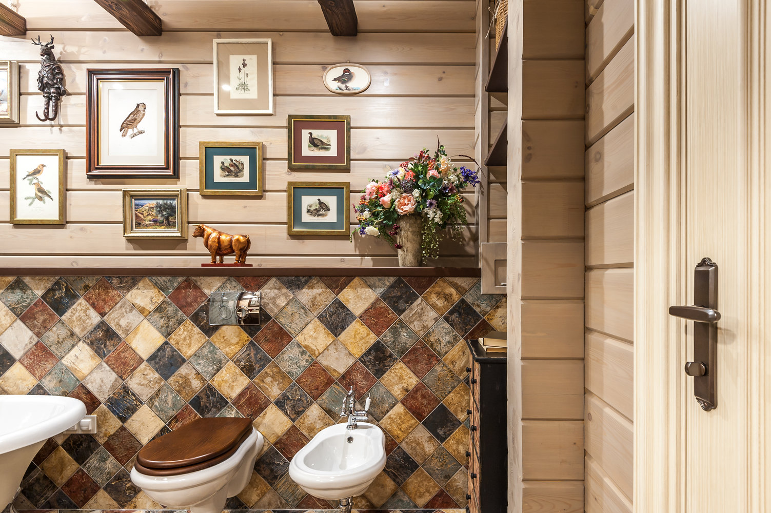 Фотография: Ванная в стиле Прованс и Кантри, Дом, Проект недели, Дом и дача, Челябинск, 3 комнаты, Более 90 метров, Марина Кутепова – фото на INMYROOM