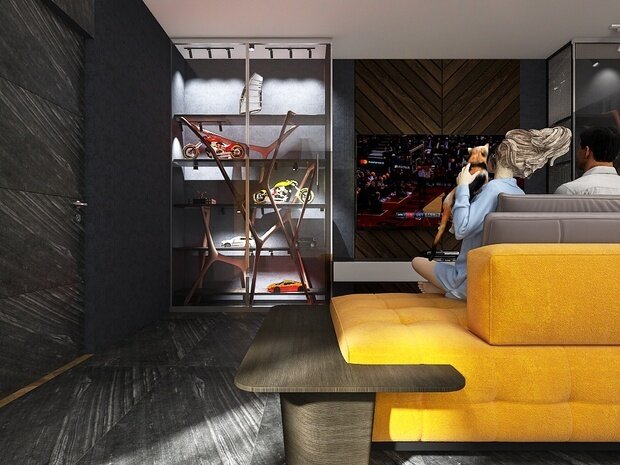 Фото из портфолио Мужская берлога – фотографии дизайна интерьеров на INMYROOM