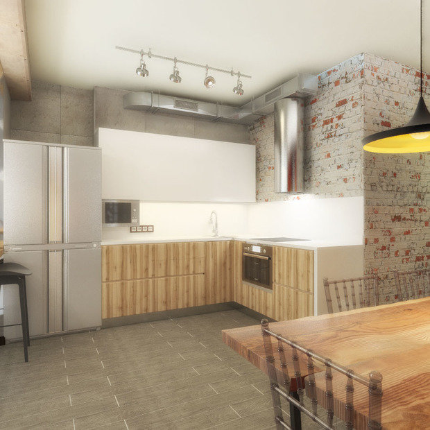 Фото из портфолио Квартира в стиле фьюжн – фотографии дизайна интерьеров на INMYROOM