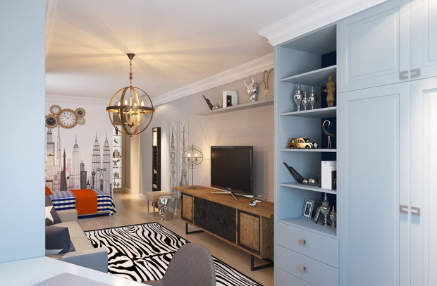 Фотография: Гостиная в стиле Эклектика – фото на INMYROOM