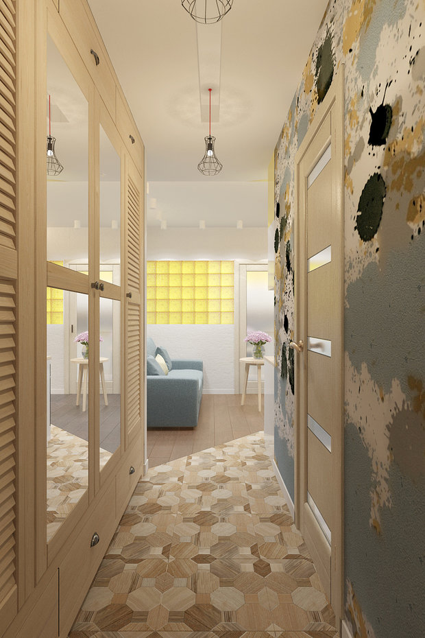 Фото из портфолио мини-квартира 27кв.м. – фотографии дизайна интерьеров на INMYROOM