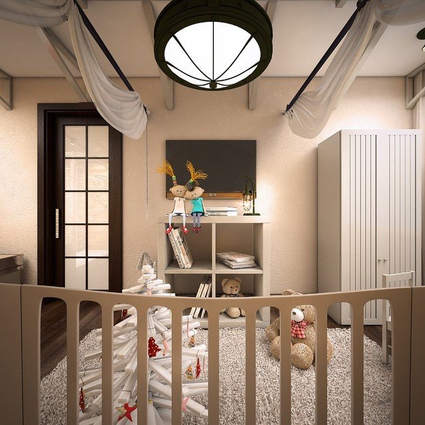 Фото из портфолио Квартира для пары с детьми – фотографии дизайна интерьеров на INMYROOM