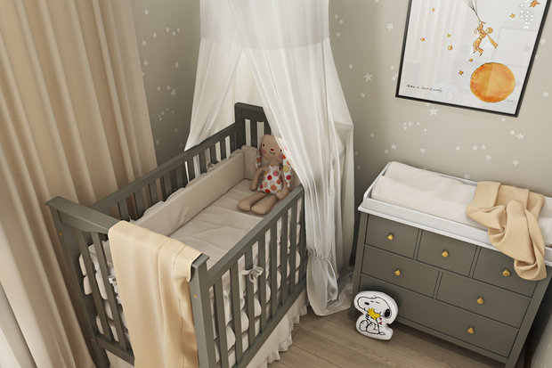 Фото из портфолио Проект медовый – фотографии дизайна интерьеров на INMYROOM