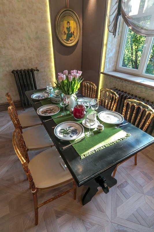 Фотография: Кухня и столовая в стиле Прованс и Кантри, Классический, Современный, Эклектика, Гостиная, Декор интерьера, Интерьер комнат, Тема месяца, Дачный ответ – фото на INMYROOM