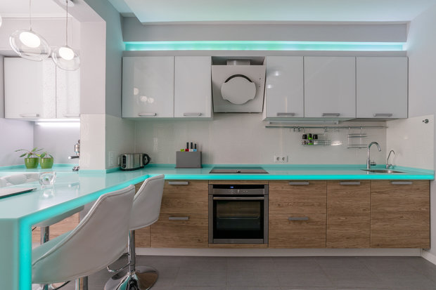 Фото из портфолио Бирюзовая лагуна – фотографии дизайна интерьеров на INMYROOM