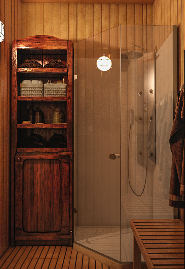 Фото из портфолио Гостевой дом/баня – фотографии дизайна интерьеров на INMYROOM