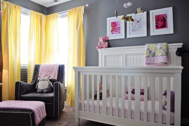 Фотография: Детская в стиле Современный, Гардеробная, Декор интерьера, Хранение, Интерьер комнат, Цвет в интерьере, Проект недели, Желтый, Розовый – фото на INMYROOM