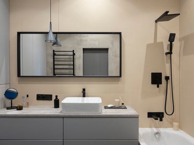 Фотография: Ванная в стиле Минимализм, Современный, Квартира, Студия, Проект недели, Москва, до 40 метров, Светлана Пичугина – фото на INMYROOM