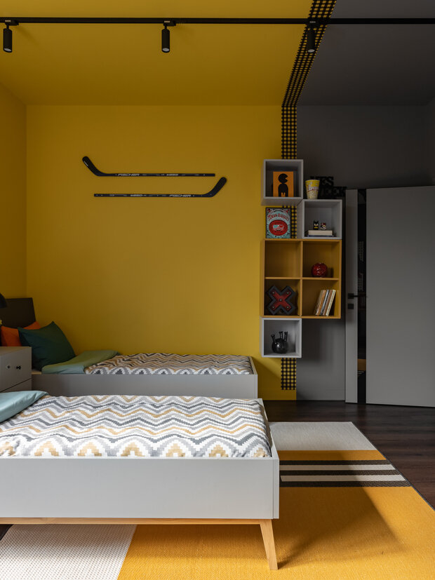 Фотография: Детская в стиле Современный, Минимализм, Дом, Проект недели, Дом и дача, 4 и больше, Более 90 метров, Челябинская область, Денис Тарасенко, Олеся Тарасенко – фото на INMYROOM