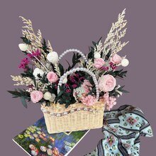 Фото из портфолио Композиции из сухоцветов и стабилизированных цветов – фотографии дизайна интерьеров на INMYROOM