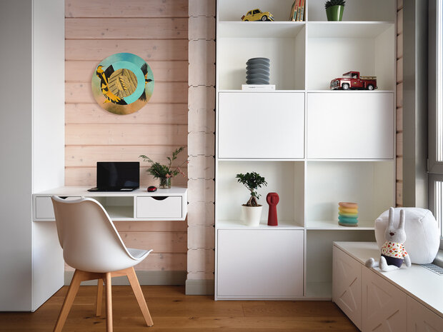 Фотография: Детская в стиле Прованс и Кантри, Скандинавский, Современный, Дом, Проект недели, Дом и дача, Московская область, Ирина Васильева, 4 и больше, Более 90 метров, Александра Лепина, студия SVETLITSA – фото на INMYROOM