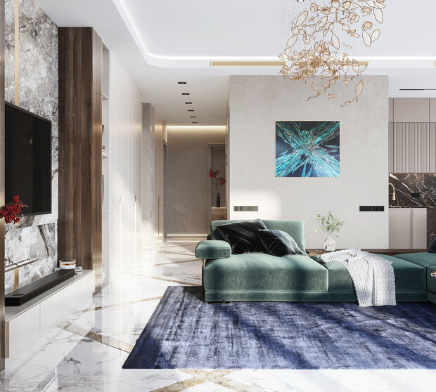 Фото из портфолио ДИЗАЙН ИНТЕРЬЕРА КВАРТИРЫ В ЖК СОБЫТИЕ – фотографии дизайна интерьеров на INMYROOM