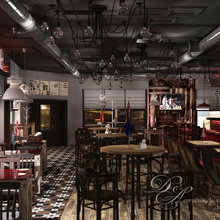 Фото из портфолио League bar. Спорт-бар – фотографии дизайна интерьеров на INMYROOM