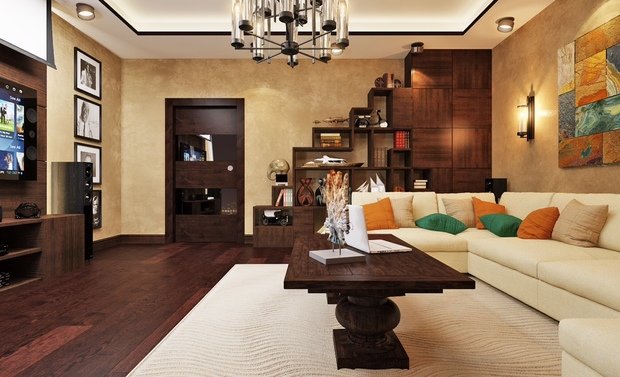 Фото из портфолио Дизайн-проект для квартиры с панорамным видом на Москву – фотографии дизайна интерьеров на INMYROOM