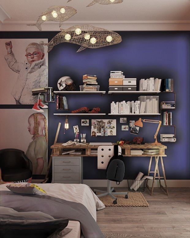 Фото из портфолио Детская лофт – фотографии дизайна интерьеров на INMYROOM
