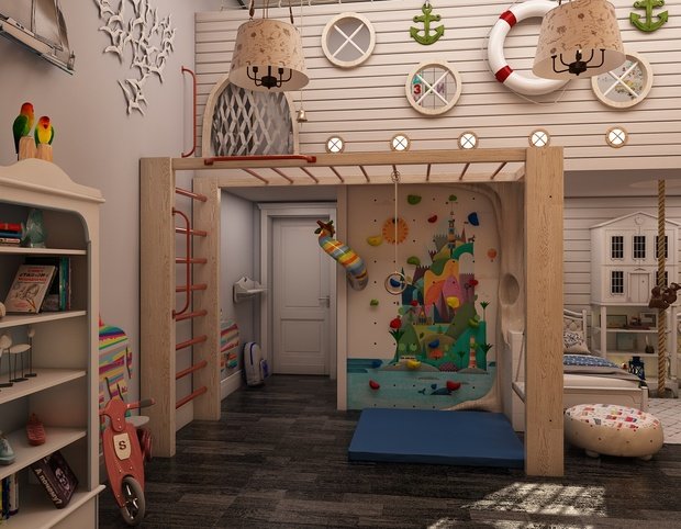 Фото из портфолио Детская комната для мальчиков – фотографии дизайна интерьеров на INMYROOM