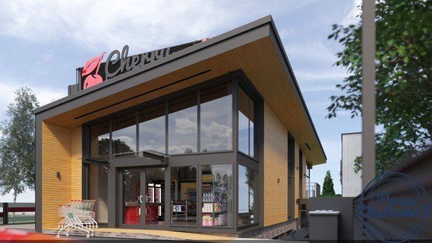 Фото из портфолио Небольшой магазин в загородном посёлке – фотографии дизайна интерьеров на INMYROOM