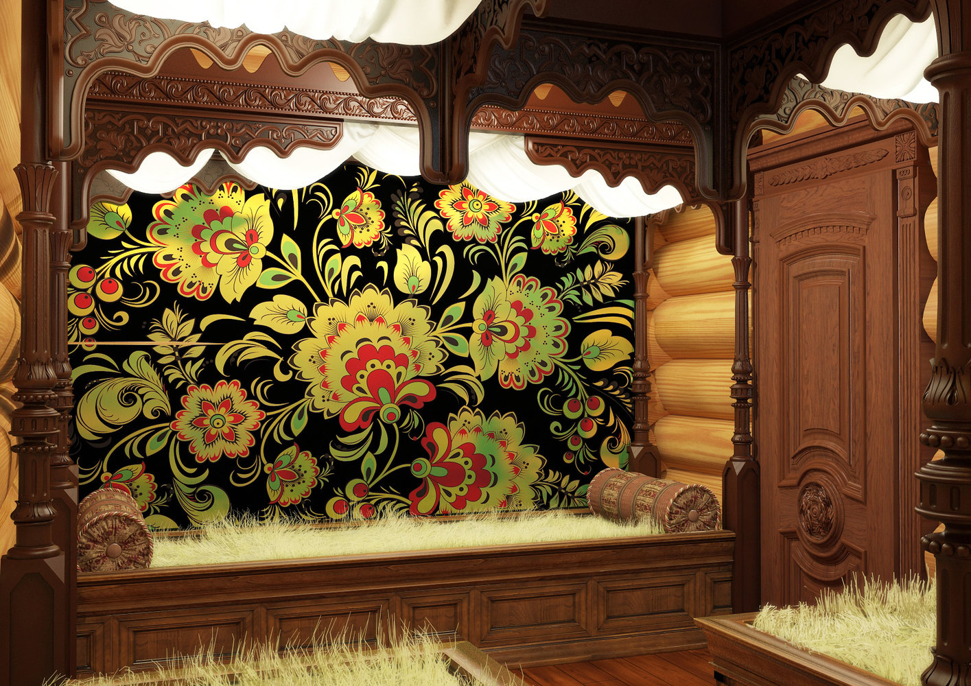 Фото из портфолио Сеновал. Народная русская банька – фотографии дизайна интерьеров на INMYROOM Фото из портфолио Сеновал. Народная русская банька – фотографии дизайна интерьеров на INMYROOM