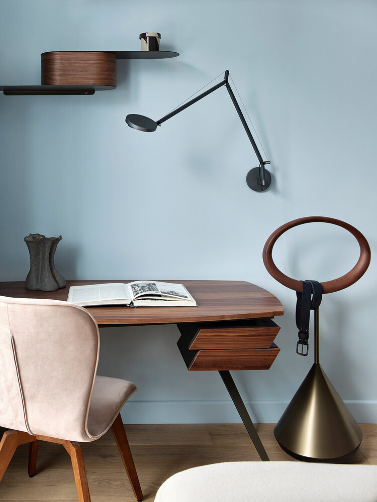 Фотография: Спальня в стиле Современный, Квартира, Проект недели, Москва, Монолитный дом, 3 комнаты, 40-60 метров, Анастасия Холопцева – фото на INMYROOM