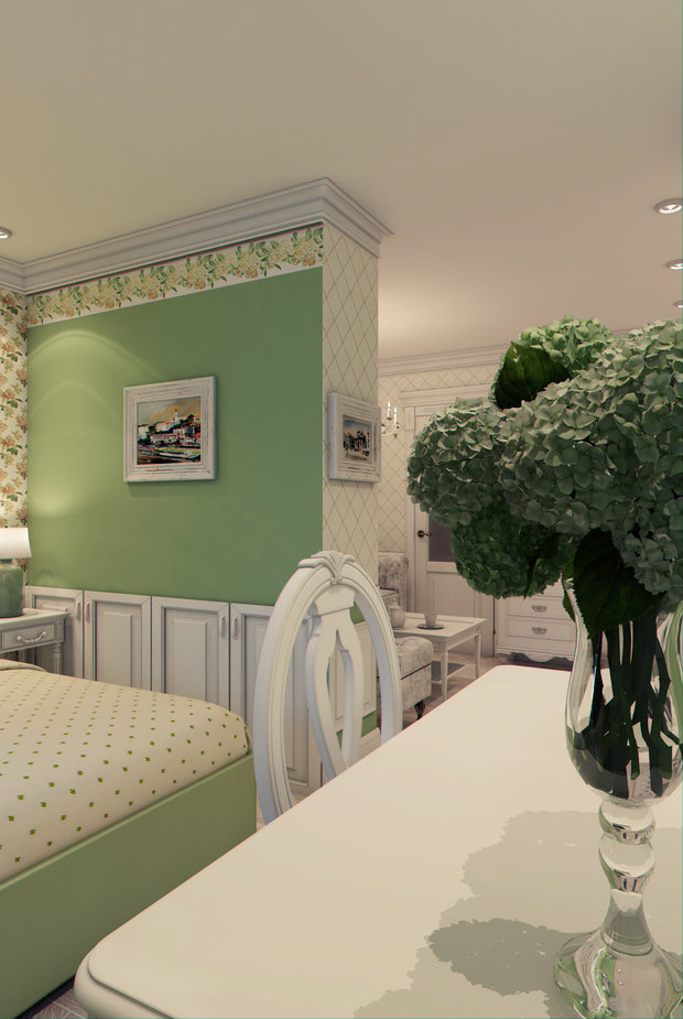 Фотография: Спальня в стиле Классический, Эклектика, Прованс и Кантри, Квартира, Проект недели – фото на INMYROOM